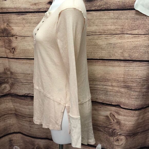 Umgee long sleeve striped Henley - Picture 4 of 7